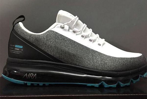 

2019 utility hua 150 cushion mens trainers running shoes black white blue red green sports jogging designer men sneaker size 36-45, Black;grey