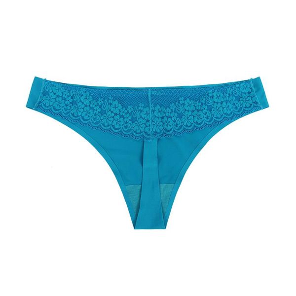 

women ultra-thin thong lace seamless panties g-string low rise solid plus size underwear ice silk lingerie hot, Black;pink