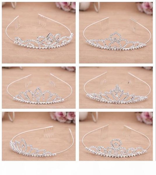 

g explosion -proof diamond dress accessories boutique bride crown hair hoop fashion hair ornaments tg017 mix order 30 pieces a, Silver