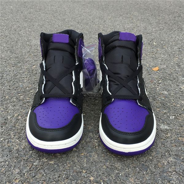 

new 1 og high court purple men basketball shoes trainers sports sneakers with box size 8-13