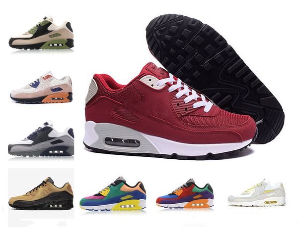 

оптовая продажа 90 мужские женские кроссовки камуфляны camo compred triple white черный красный 90-х годов мужские тренеры подушка поверхнос, White;red