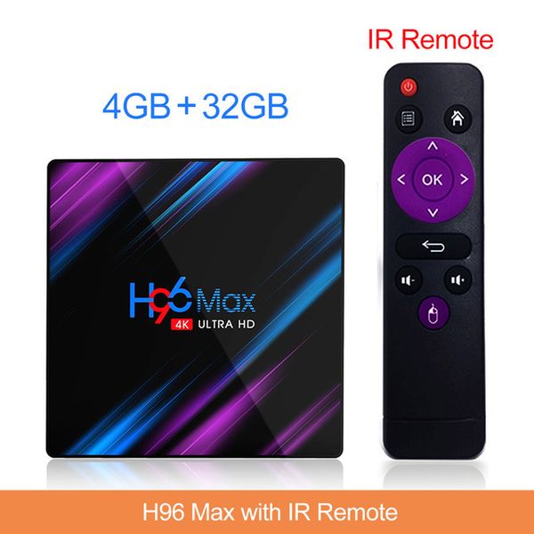 

h96 max rk3318 smart android 16gb 32gb 64gb media player 4k wifi netflix set box media player youtube android 9.0 box
