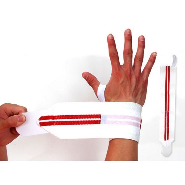 

1 pc sport wrist wrap bandage hand support wristband protector sweatband gym strap sport brace 2020 outdoor #, Black;red