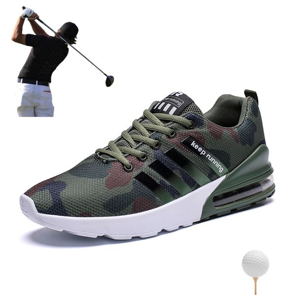 

outdoor summer golf training shoes men large size sport shoes golf youth breathable business sneakers