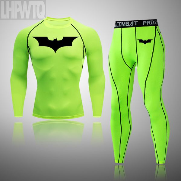 

sports suit men's long sleeve running sets quick dry basketball gym jogging suit compression sport fitness set clothes, Black;blue