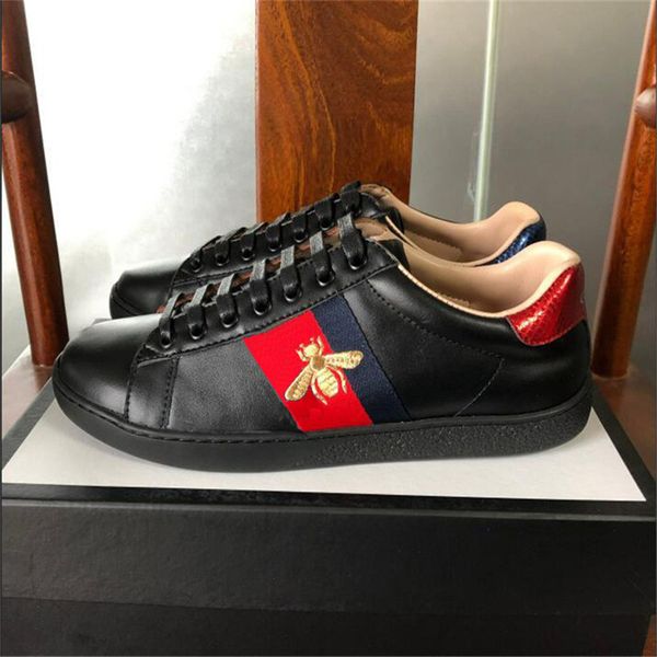 

luxury womens designer casual shoes ace bee men designer tiger snake shoe spring fall fashion flat walking sports trainers cs04, Black