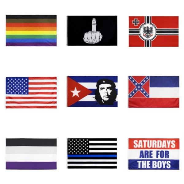 

sixteen different donald trump custom flag of 90*150 cm american presidents banner family party garden banner t3i5060#553