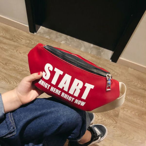 

children letter waist bag men belt new fashion women chest handbag fanny pack ladies waist pack belly bags phone pouch
