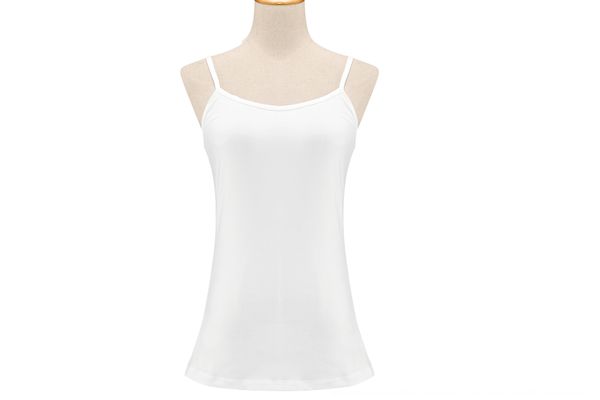 

2020 thin base shirt white camisole pinduoduo round neck female vest female vest, Camo