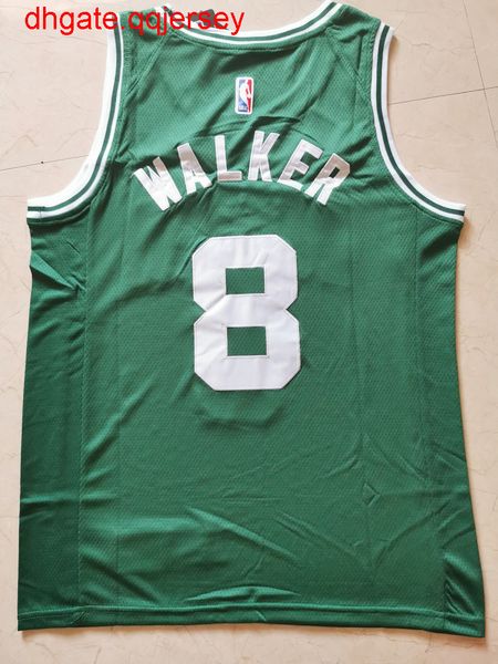 

2020-20 men's kemba walker #8 green jersey, Gray