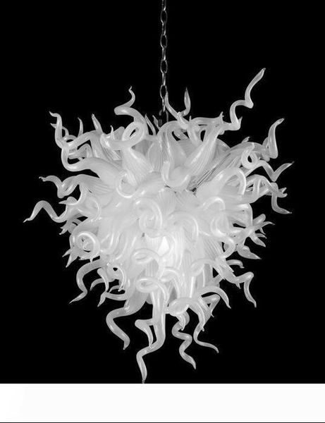 

modern style art pure white pendant lamps living room l romantic lamp decoration hand blown murano glass crystal chandelier
