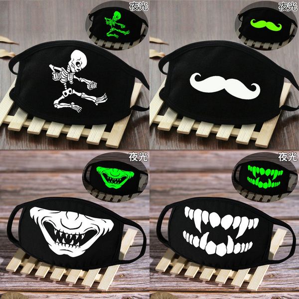 

curly mustache face mask fathers day boys facemasks glow in the dark female skeleton mask curly mustache zhjoutdoorsport esdll, Black