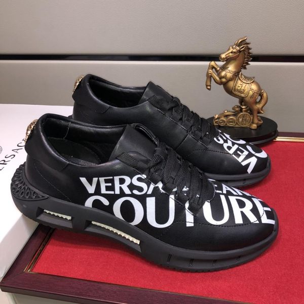 

2020-2019g autumn new luxury high-end custom leather men's running casual shoes, tide brand personality wild low-shoes, size: 38-44