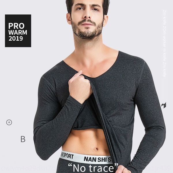 

zhenness бесшовные термический теплый underwearunderwear underpantsset зима тонкий осенние одежды осенние брюки мужские рубашки база нижнее, Black;brown