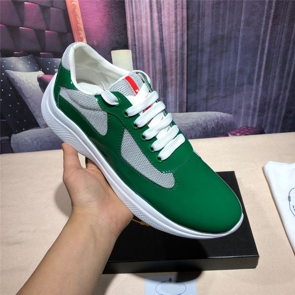 

b25 oblique runner sneaker men platform shoes designers black white suede leather trainers mesh lace-up casual shoes with box c09a