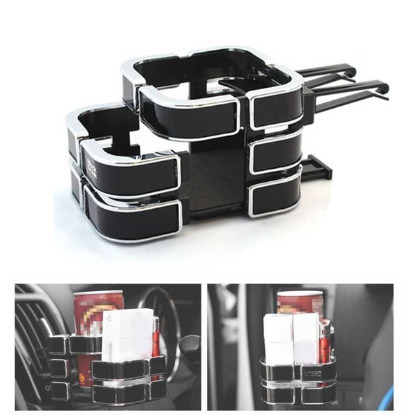 

car dual-use beverage rack air vent cup holder adjustable multi-functional car water cup holder auto interior accessories