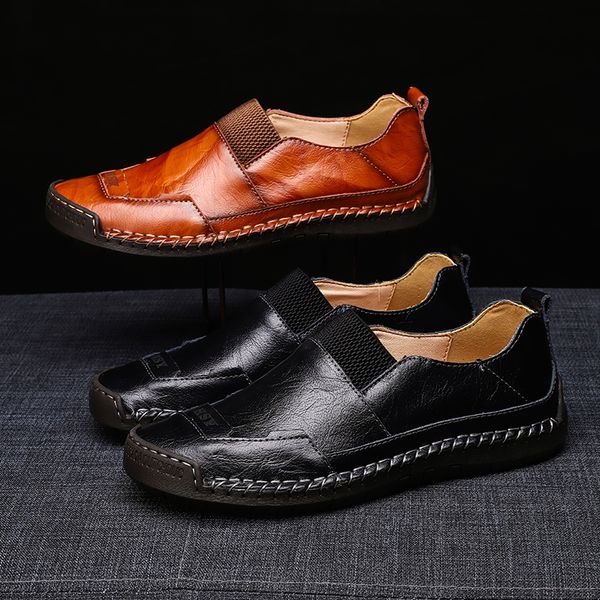 

fashion black breathable sapato zapatos leather mens informales man flat leisure spring sale sports moccasins hombre shoe shoes