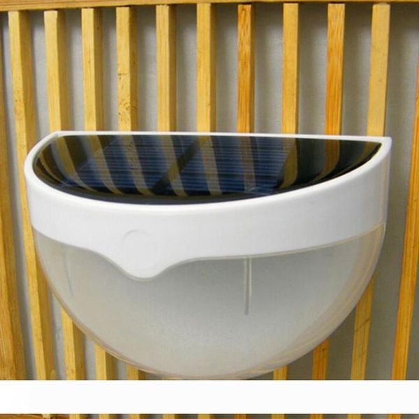 

waterproof 6 led solar power light sensor wall light outdoor garden fence lamp outdoor walkway path lights