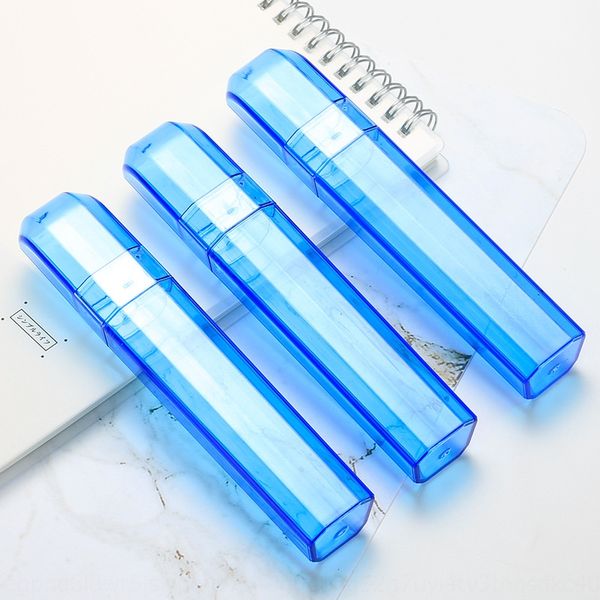 

lightweight simple pen container plastic one-piece presbyopic glasses box jianghu new presbyopic glasses box light portable, Blue
