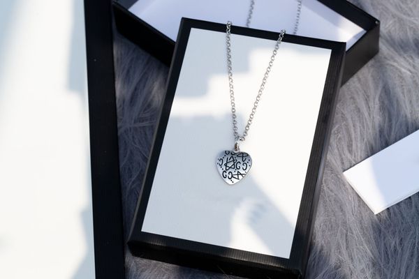 

letter heart necklace bracelet earrings iced out chains jewelry necklace mens 14k gold chains rings cuban link chain 2020 new, Silver