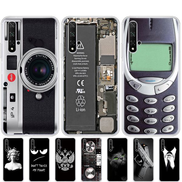

case for honor 20 case silicon back cover phone case for huawei honor 20 pro lite honor20 yal-l21 yal-l41 luxury cartoon