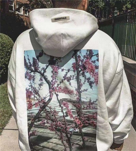 

hoodies men's sweater decorative zip neckline ooded long sleeve sleeve rice sticker pocket sweatshirt new arrival#513, Black