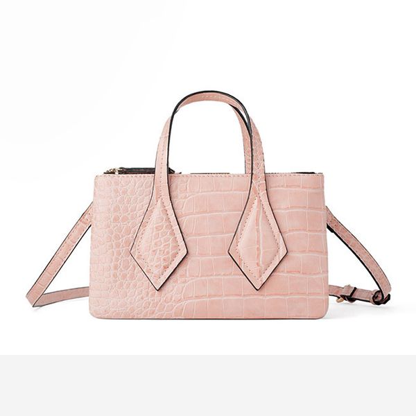 

spring and summer 2020 new bag lady crocodile twisted straddle clamp bag mini-shoulder handbag women