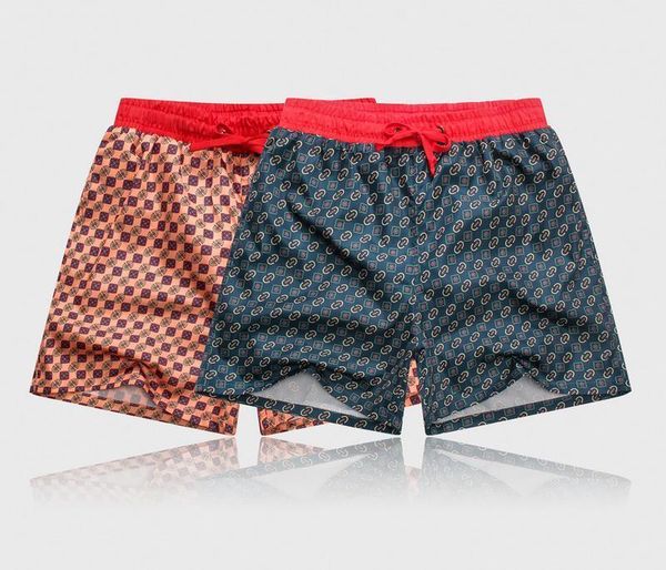 

wholesale summer fashion shorts designer board short quick drying swimwear printing board beach pants men mens swim shorts gy193, Black