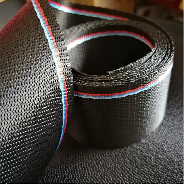 

ximoor 4m-30m multicolour car seat belt webbing small stripes european standard car personalized modification seat belt webbing
