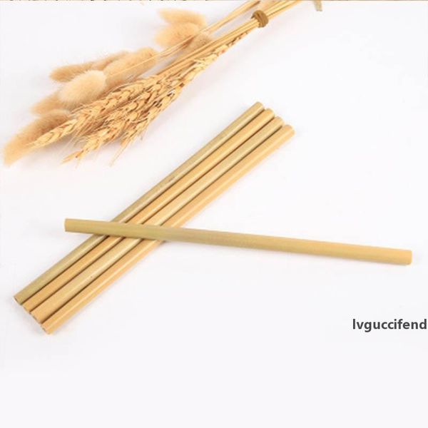 

solid color bamboo straw catering bar drink straw hollow bamboo tube green bamboo products straight  57