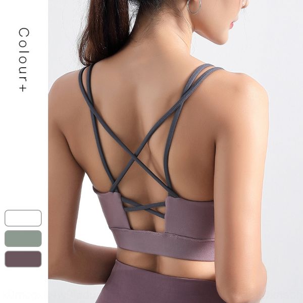 

new sports underwear women's running shockproof gathering shaping yoga back underwear vestbra vest vest fitness bra outdoor, Camo