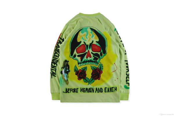 

2019 fear of god men 19ss fog essentials boxy clothes fashion t-shirts long short sleeve tee, Black