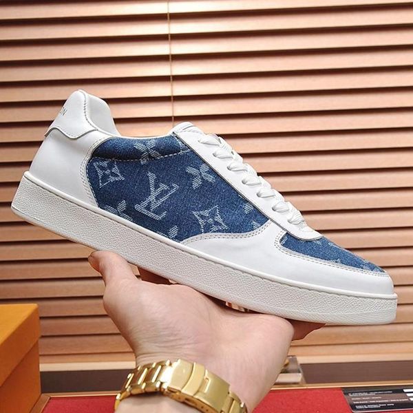 

мужская мода повседневная обувь кроссовки люкс chaussures pour hommes rivoli sneaker lace -до стиль люкс дизайн мужская обувь резиновая подо, Black