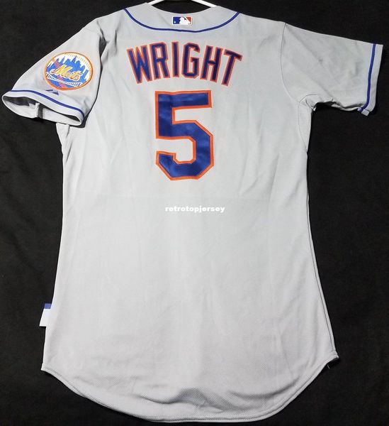 

majestic new york #5 david wright cool base gray jersey mens stitched wholesale big and tall size xs-6xl baseball jerseys