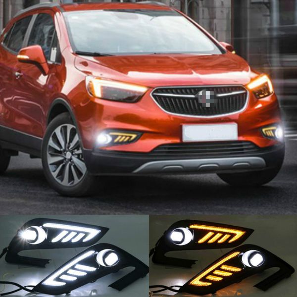 

2pcs for encore 2020 2020 front led daytime running light driving drl fog light fog lamp