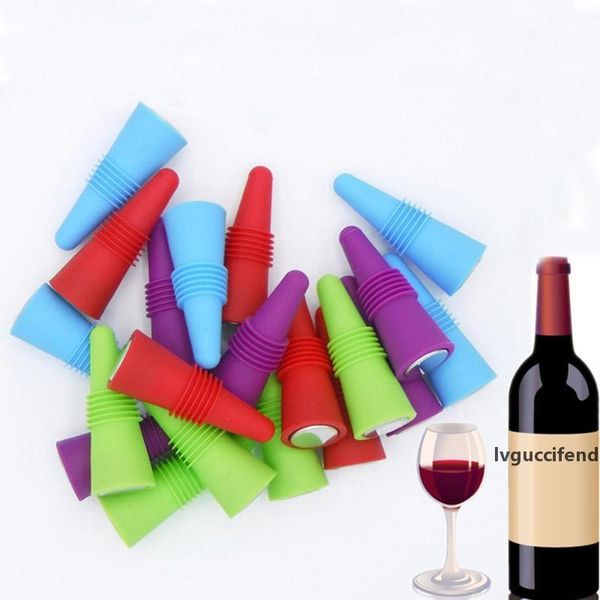 

silicone reusable wine bottle sers grip stainless steel silicone liquor beer beverage bottle ser bar tools provided fba ship hh7-835