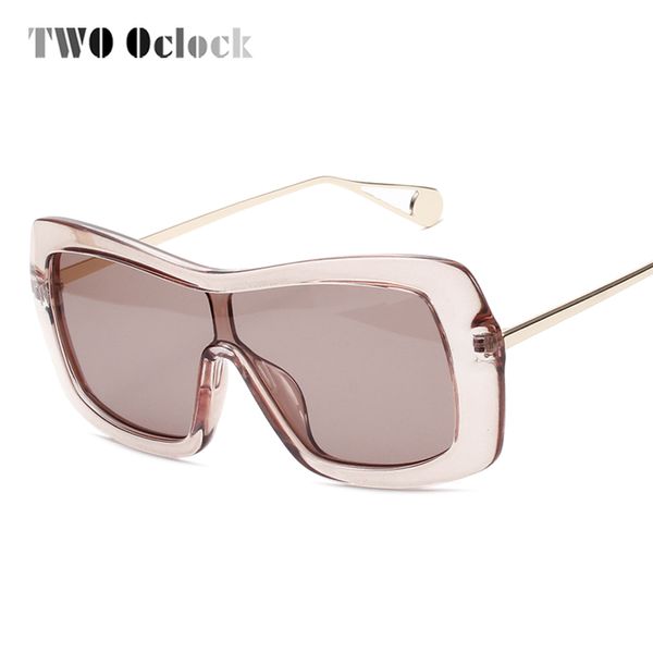 

two oclock 2020 oversized sun glasses women fashion big sunglasses for woman gradient uv400 shades feminino w95075, White;black