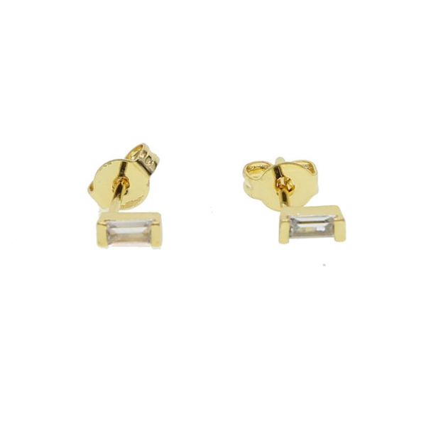 

delicate dainty minimal jewelry tiny small single cz stud gold color wholesale women multi piece mini stud earrin, Golden;silver