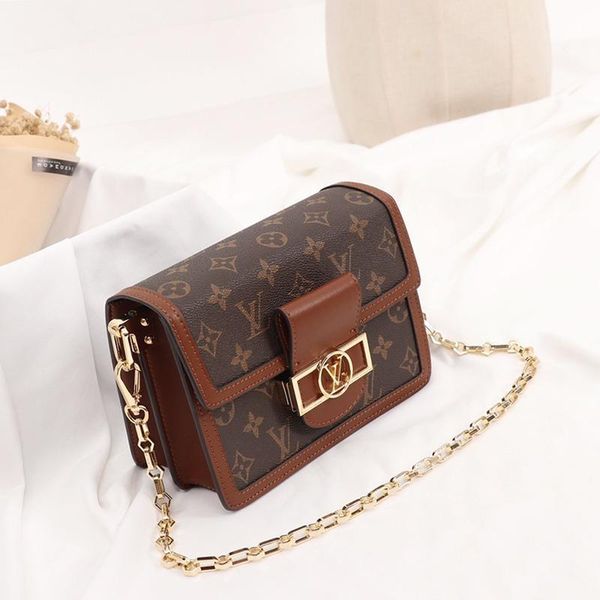 

new arrival womens vintage leather shoulder small flap crossbody bags chain designer luxury lady bags shoulder bag messenger bag sale