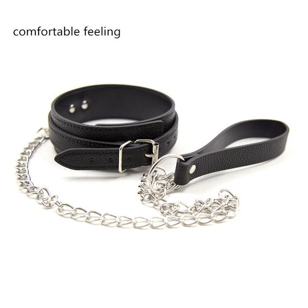

pu y200616 posture and leather collar 1pc leash bondage toys love for games,erotic black 46cm eroticos collar,juguetes quapn