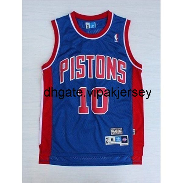 

dennis rodman #10 sewn basketball jersey mens vest stitched basketball jerseys, Red