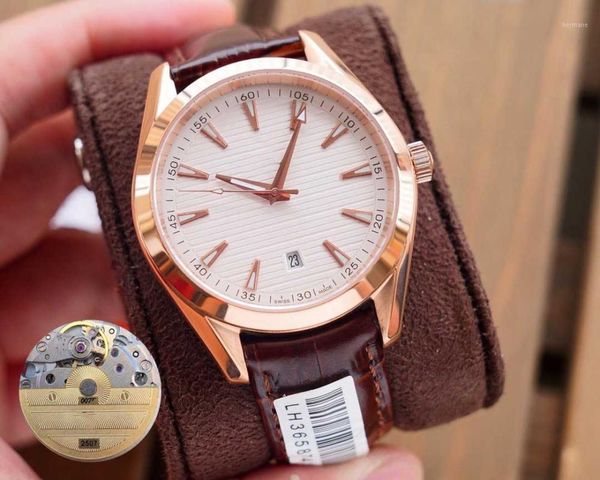 

mens designer watches 2507 movement waterproof wristwatches 316l stainless steel shell 41.5mm sport watch diving swimming watch1, Slivery;brown