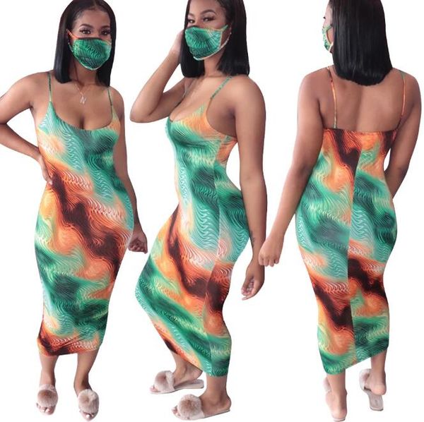 

new fashion slim fit print halter skirt dress casual dresses sleeveless dress short chiffon dress boho womens clothing apparel f032, Black;gray