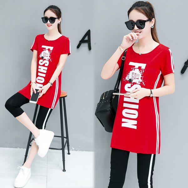 

two piece dress 2021 summer fashion women's sets suit female trouser with stripes plus size big 4xl 5xl set outfits co-ord, White