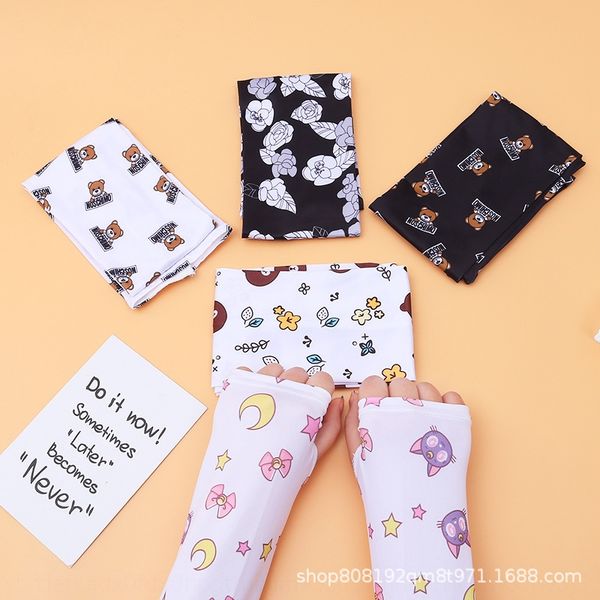 

fresh sunscreen outdoor riding sunscreen ice sleeve sports cute ice silk sleeve yiwu small commodity