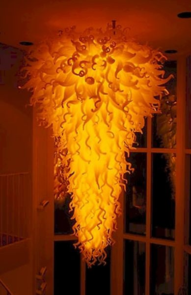 

lamps diy led chandelier light modern home lobby chandeliers large size hand blown glass indoor lighting edison lamp fixture