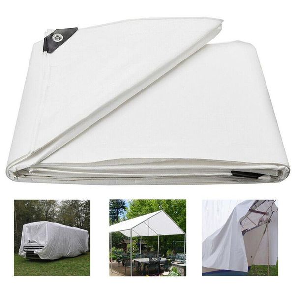 

heavy duty pe брезент тарп открытый кемпинга водонепроницаемый дождевик уф shelter rot proof усиленные сгущаться тарп мульти размеры