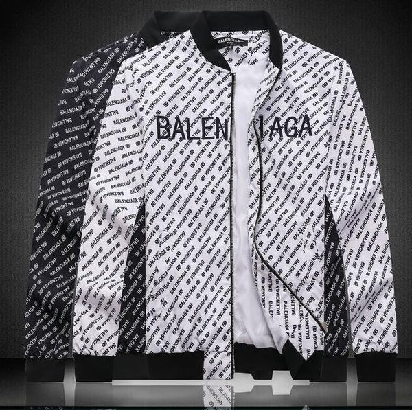 

2020 men medusa jackets long sleeve zipper jacket fashion pattern print slim fit windbreaker mens antumn winter outdoorwear coats #gh06, Black;brown