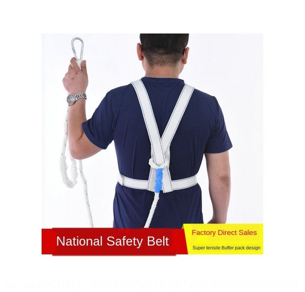 

rk653 five-point hook high altitude working five-point double hook safety be belt for aerial work european-style safety belt with double bac