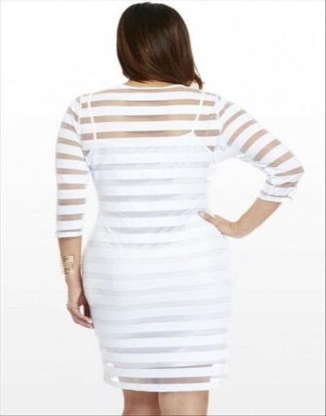 

2020 summer o neck long sleeve plus size xl 4xl ladies clubwear see through bodycon party short mini dress, Black;gray